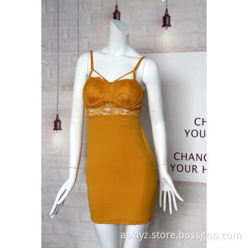 Sexy Dress With Lace Straps For Women